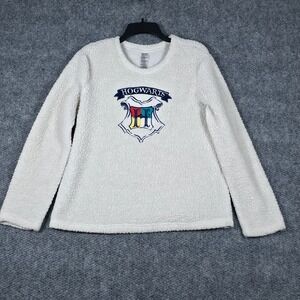 Harry Potter Hogwarts Faux Fur Fleece Sleepwear Top Kids Size M 8-10